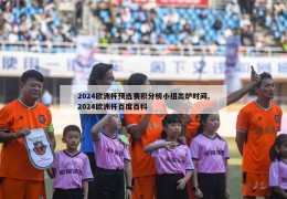 2024欧洲杯预选赛积分榜小组出炉时间,2024欧洲杯百度百科