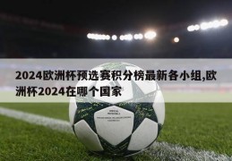 2024欧洲杯预选赛积分榜最新各小组,欧洲杯2024在哪个国家