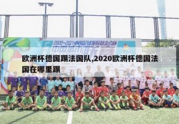 欧洲杯德国踢法国队,2020欧洲杯德国法国在哪里踢