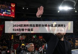 2024欧洲杯预选赛积分榜小组,欧洲杯2024在哪个国家